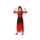 Costume diavolo bambina taglia 10/12 anni 