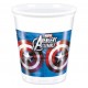 BICCHIERI AVENGERS 8 PEZZI COORDINATI PARTY FESTE