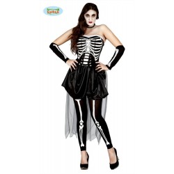 Costume scheletro sexy donna taglia L Halloween carnevale