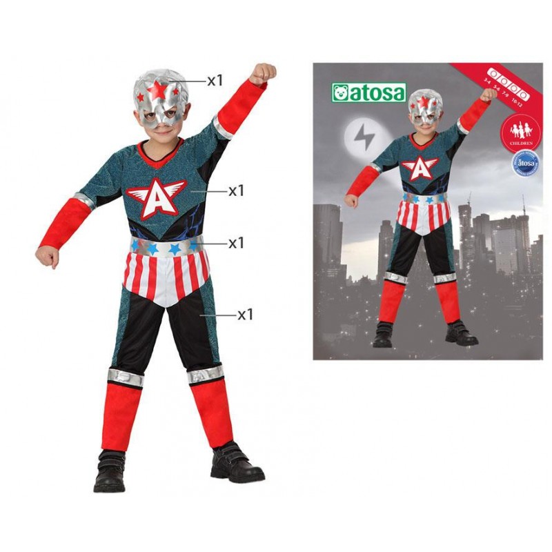 RUBIE'S 610759 - Costume Capitan America - Ferrari Giocattoli