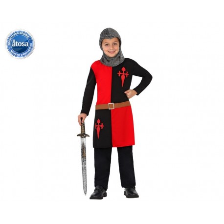 Costume cavaliere medioevale bambino taglia 7/9 anni