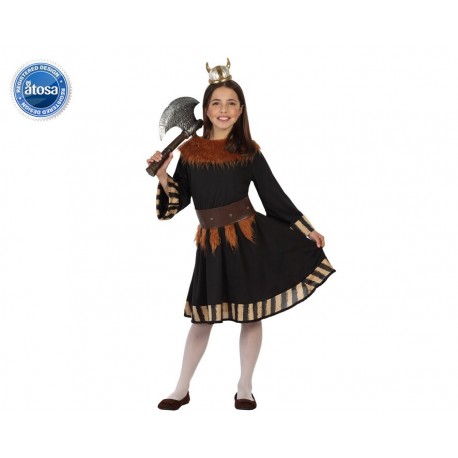 Costume vichinga bambina 5/6 anni 