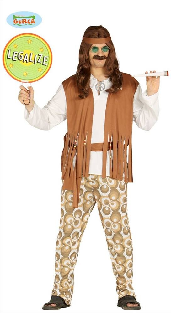 Costume Hippie Uomo Taglia L - Juguetilandia