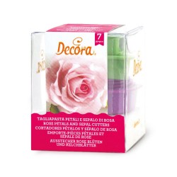 Formine tagliapasta rosa fiore in plastica stampo 