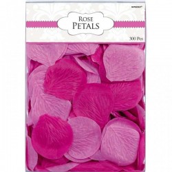 Petali di rosa fucsia e rosa 300 pz