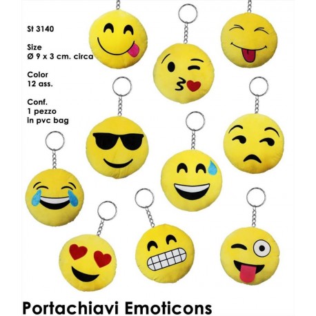 PORTACHIAVI EMOTICONS 