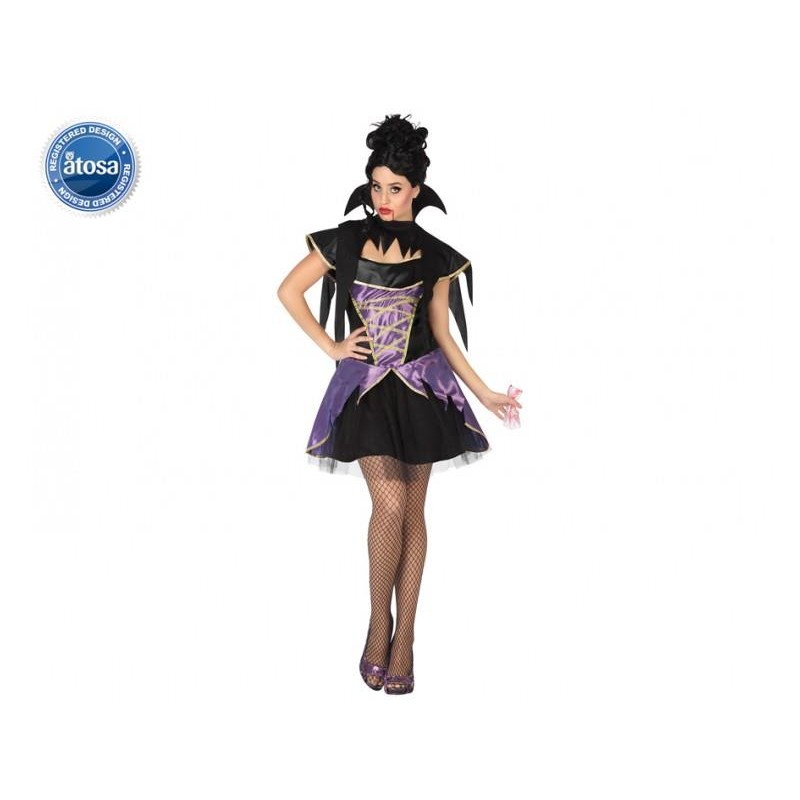 Atosa Costume Da Suora Zombie Per Adulto Taglia M - Completo Con Cappello E Accessorio Per Halloween