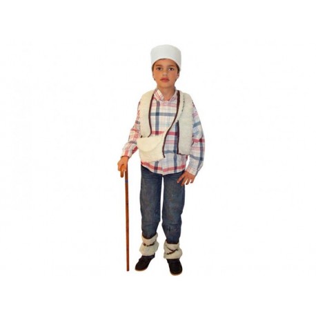 Costume kit pastore bambino 3/4 anni