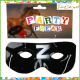 Maschera Zorro da bambino nera Moschettiere Mascherato Carnevale