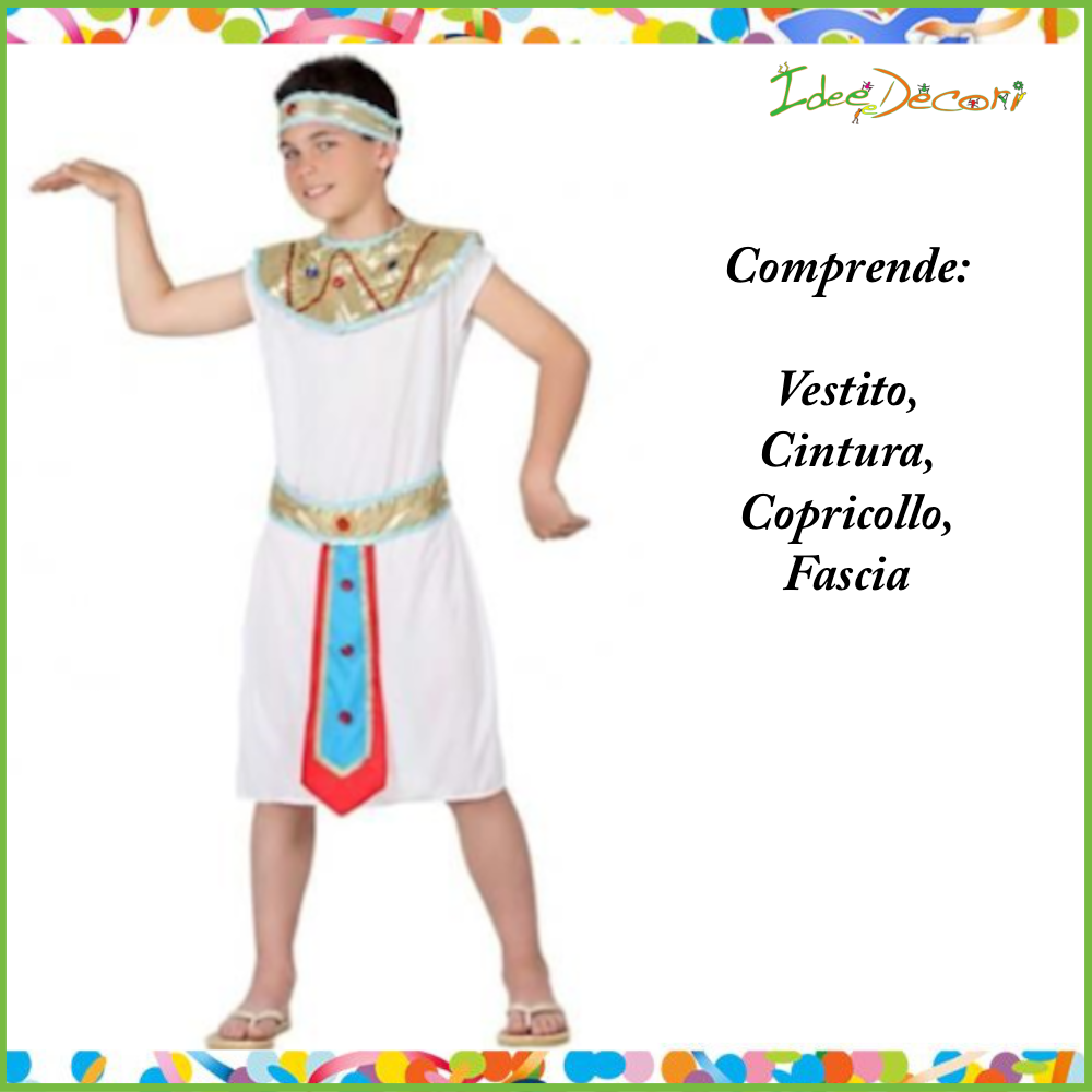 Costume Hippie Con Gilet Marrone Per Bambina