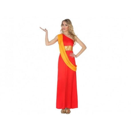 Costume Indù indiana donna taglia M/L arancione Atosa