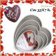 Teglia forma cuore stampo torta tortiera alluminio cake design pasticceria