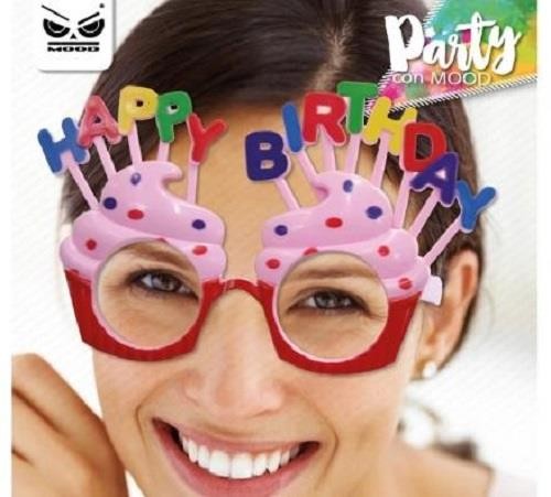 Occhiali Party TORTA e Candeline Compleanno - Kadosa