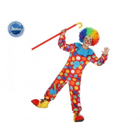 Costume Clown Pagliaccio Bambino Carnevale
