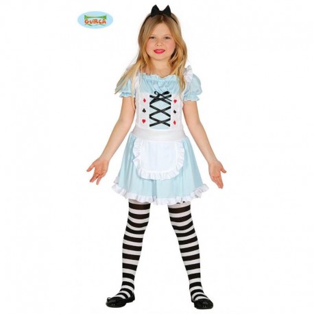 Costume Bambina Alice nel Paese Delle Meraviglie Carnevale