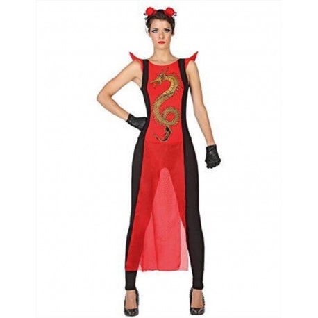 Costume da samurai donna giapponese Atosa