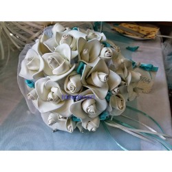 Bouquet sposa con fiori di palloncino 