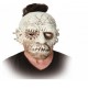 Maschera scheletro punk zombie con cresta