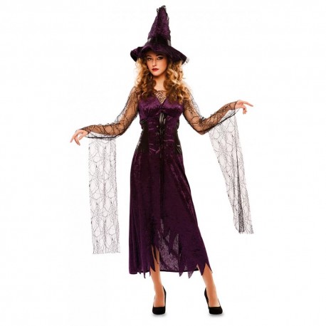 Costume da strega donna sexy con cappello taglia M/L