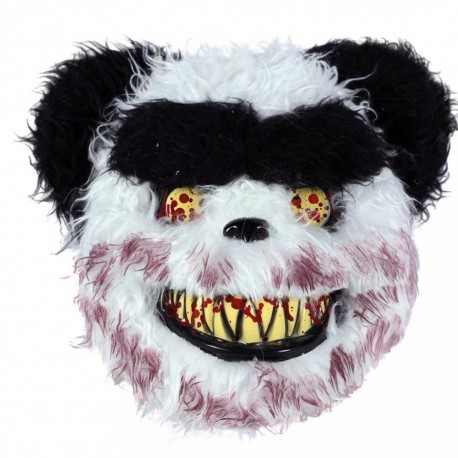 Maschera panda assassino zombie Halloween