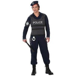 Costume poliziotto uomo taglia XL