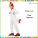 Costume gallo bambino vestito pollo bianco