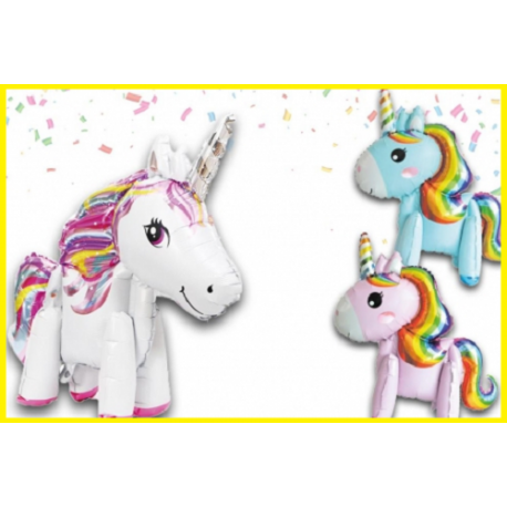Palloncino unicorno in mylar ad aria compleanno addobbo