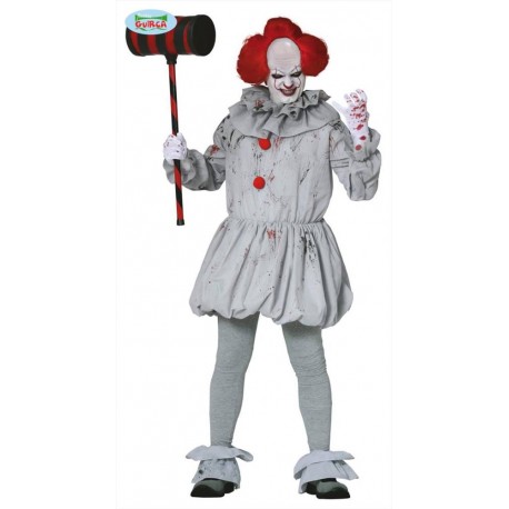 Costume pagliaccio assassino clown