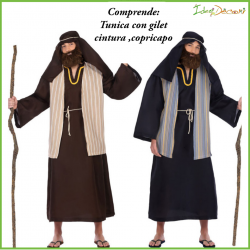 Costume da San Giuseppe uomo pastore vestito 