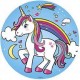 Cialda torta unicorno ostia o zucchero