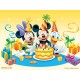 Cialda torta Mickey  Minnie  ostia o zucchero