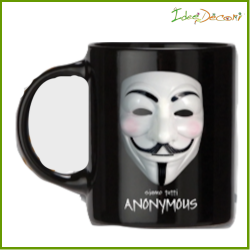 Tazza anonimus mug gadget V per vendetta in ceramica
