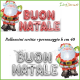 Palloncini Babbo Natale con scritta in mylar addobbo