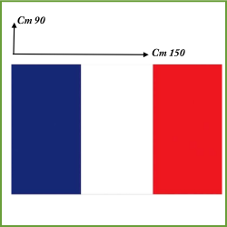 Bandiera Francia cm 90x150 francese con asola
