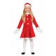 Costume da Babbo Natale bambina donna vestito rosso