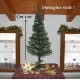 Albero di Natale 120 cm verde natalizio base a croce