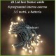Luci per albero di Natale 48 Led bianco caldo uso esterno interno