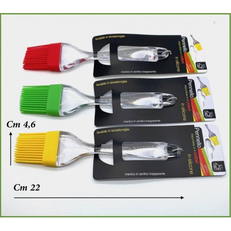 Pennello in silicone per dolci cucina multiuso cm 22 