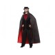 Mantello nero rosso da dracula double face diavolo