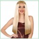 Parrucca da donna lunga bionda capelli biondi