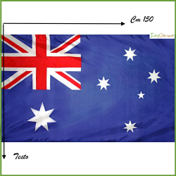 Bandiera Australia australiana in tessuto cm 150 x 90