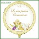Palloncino prima comunione oro aria o elio 80 cm 