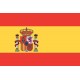 Bandiera Spagna cm 90x150 spagnola con stemma 