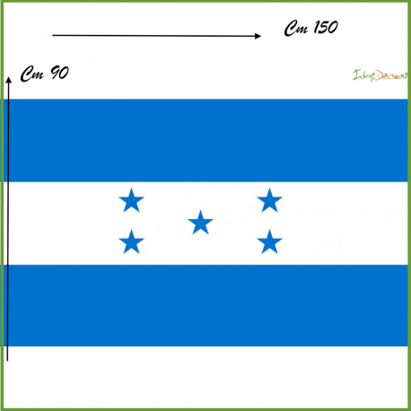 Bandiera Honduras in tessuto cm 150x90  con asola