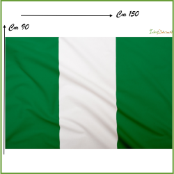 Bandiera Nigeria Nigeriana in tessuto cm 150x90