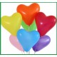Palloncini colorati a forma cuore 12 pz San Valentino amore aria o elio