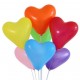 Palloncini colorati a forma cuore 12 pz San Valentino amore aria o elio