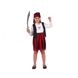 Costume pirata corsaro bambina  taglia10 12 anni