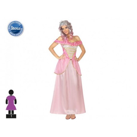 Costume principessa rosa donna
