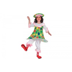 Costume pagliaccio bambina clown